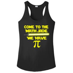 Come To The Math Side We Have Pi Ladies PosiCharge Competitor Racerback Tank