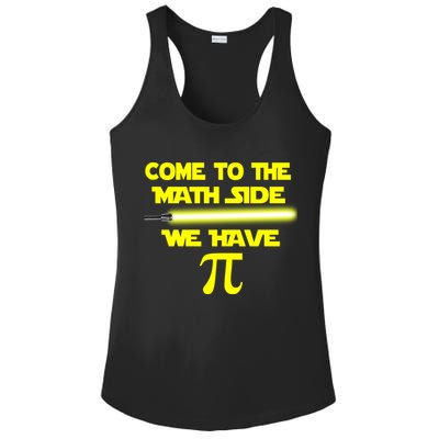 Come To The Math Side We Have Pi Ladies PosiCharge Competitor Racerback Tank