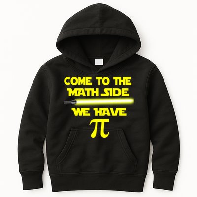 Come To The Math Side We Have Pi Kids Hoodie
