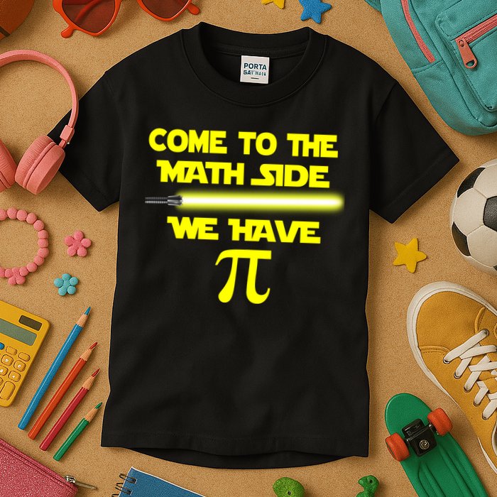 Come To The Math Side We Have Pi Kids T-Shirt