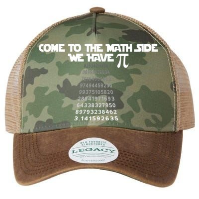 Come To The Math Side We Have Pi 3.14 Legacy Tie Dye Trucker Hat