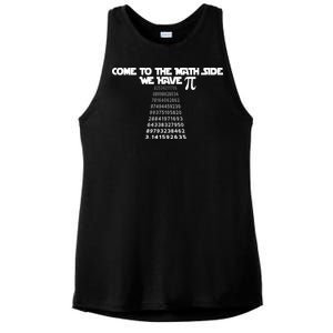 Come To The Math Side We Have Pi 3.14 Ladies PosiCharge Tri-Blend Wicking Tank