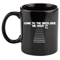 Come To The Math Side We Have Pi 3.14 11oz C Handle Ceramic Mug