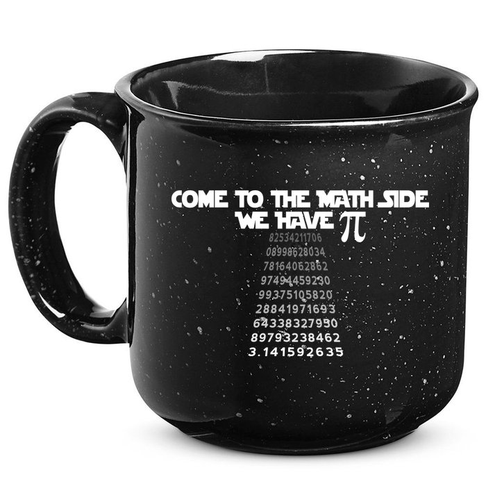 Come To The Math Side We Have Pi 3.14 15oz Campfire Ceramic Mug