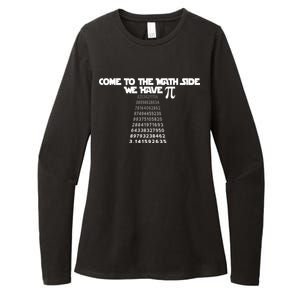 Come To The Math Side We Have Pi 3.14 Womens CVC Long Sleeve Shirt