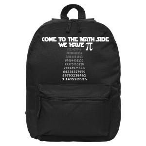 Come To The Math Side We Have Pi 3.14 16 in Basic Backpack