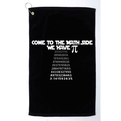 Come To The Math Side We Have Pi 3.14 Golf Towel