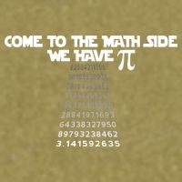 Come To The Math Side We Have Pi 3.14 Garment-Dyed Women's Muscle Tee