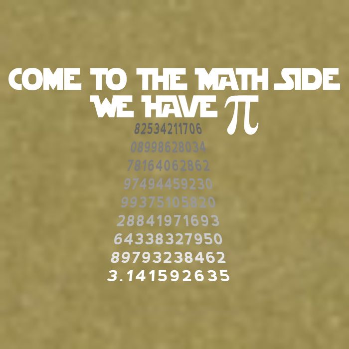 Come To The Math Side We Have Pi 3.14 Garment-Dyed Women's Muscle Tee