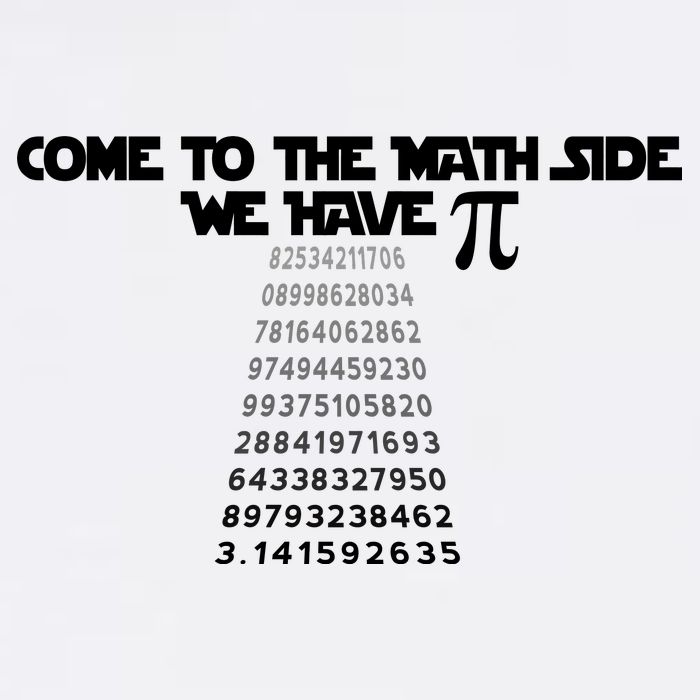 Come To The Math Side We Have Pi 3.14 Garment-Dyed Sweatshirt