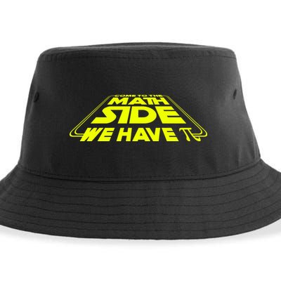 Come To The Math Side We Have Pi Day 3.14 Sustainable Bucket Hat