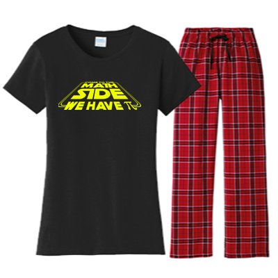 Come To The Math Side We Have Pi Day 3.14 Women's Flannel Pajama Set