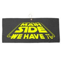 Come To The Math Side We Have Pi Day 3.14 Large Microfiber Waffle Golf Towel