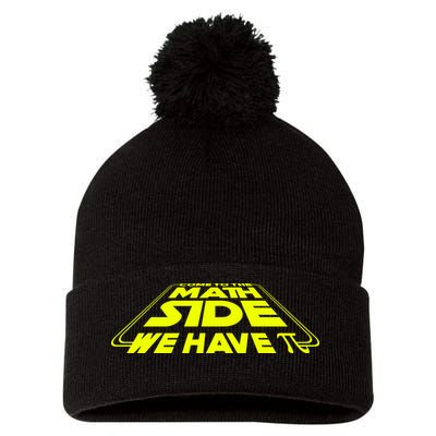 Come To The Math Side We Have Pi Day 3.14 Pom Pom 12in Knit Beanie