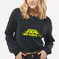 Come To The Math Side We Have Pi Day 3.14 Cropped Pullover Crew
