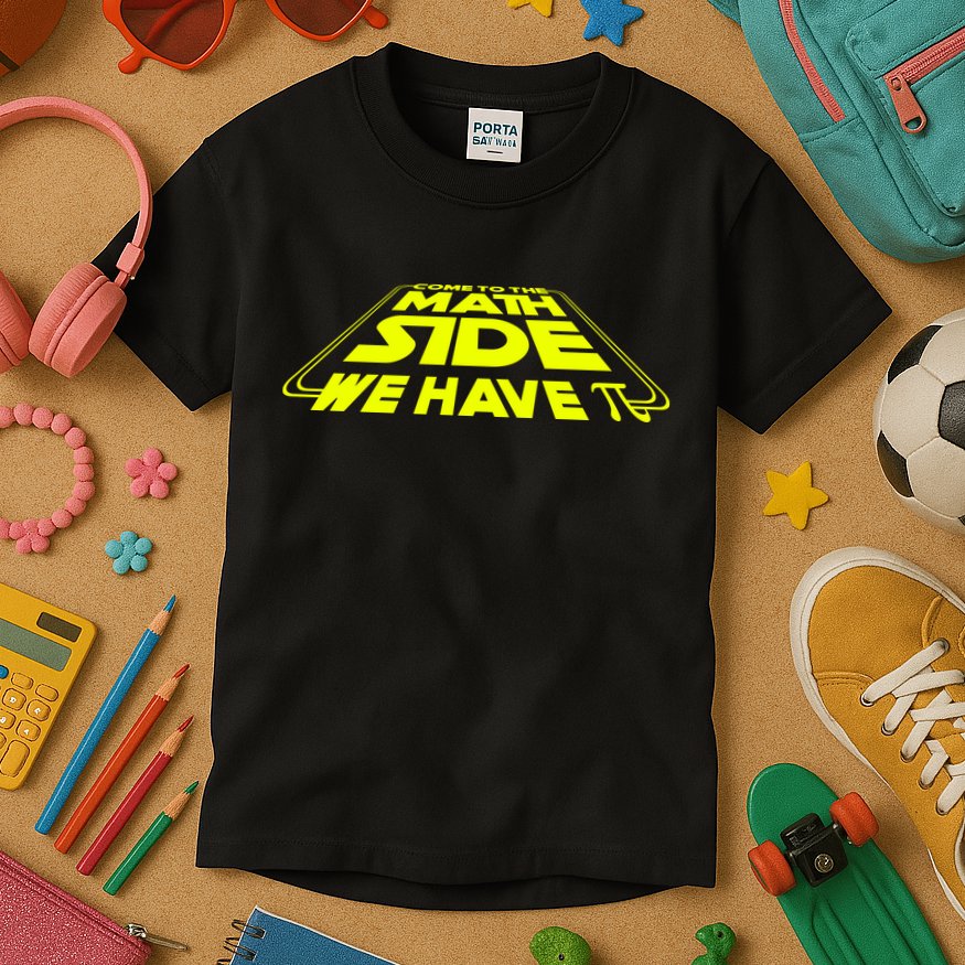 Come To The Math Side We Have Pi Day 3.14 Kids T-Shirt