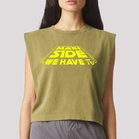 Come To The Math Side We Have Pi Day 3.14 Garment-Dyed Women's Muscle Tee
