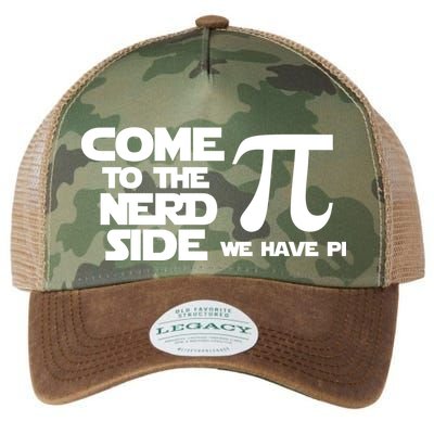 Come To The Nerd Side We Have Pi Legacy Tie Dye Trucker Hat