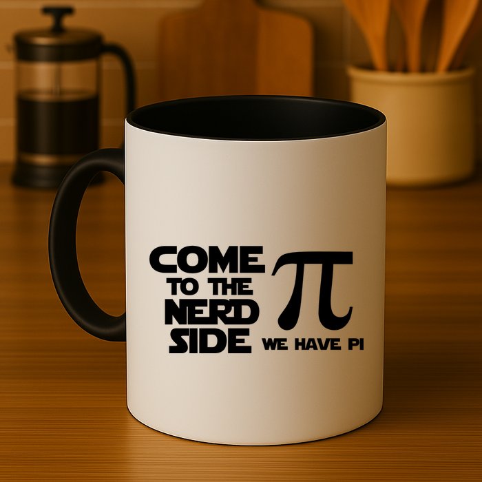 Come to the nerd side we have Pi Coffee Mug