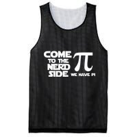Come To The Nerd Side We Have Pi Mesh Reversible Basketball Jersey Tank