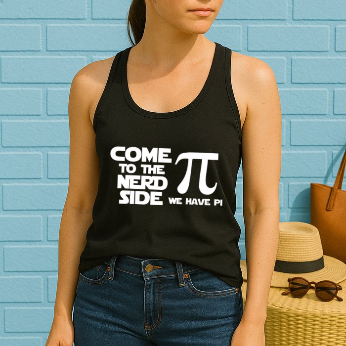 Come To The Nerd Side We Have Pi Womens Tank Top