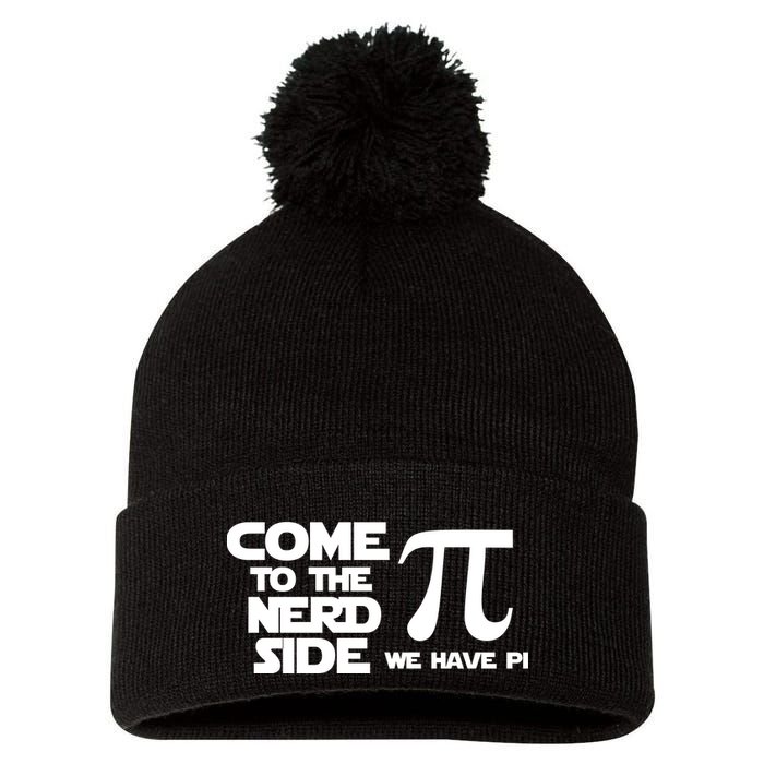 Come to the nerd side we have Pi Pom Pom 12in Knit Beanie