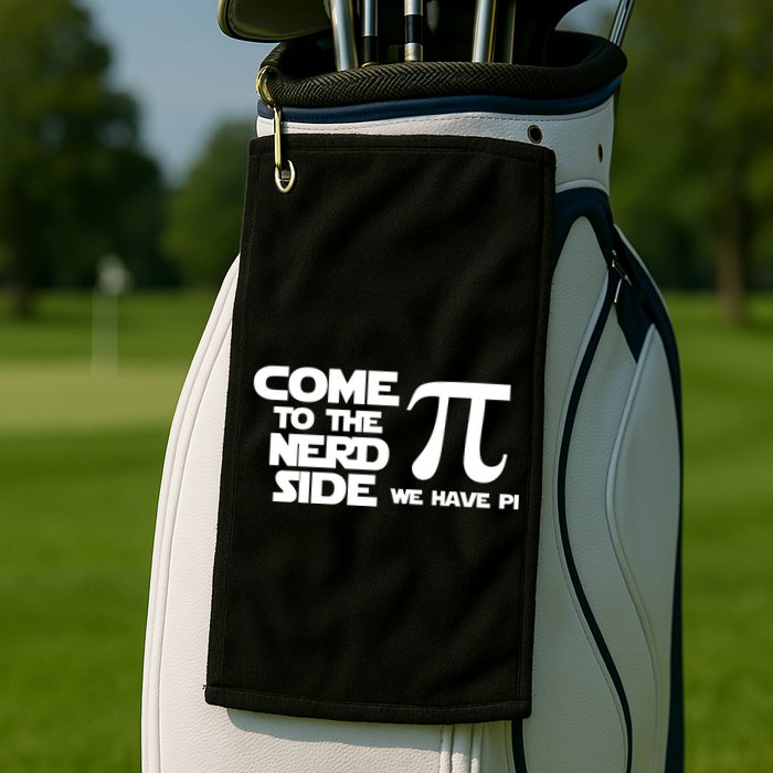 Come To The Nerd Side We Have Pi Golf Towel