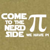 Come To The Nerd Side We Have Pi Garment-Dyed Women's Muscle Tee