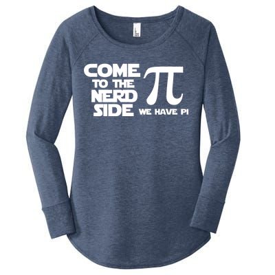 Come To The Nerd Side We Have Pi Women's Perfect Tri Tunic Long Sleeve Shirt