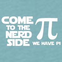 Come To The Nerd Side We Have Pi Sueded Cloud Jersey T-Shirt