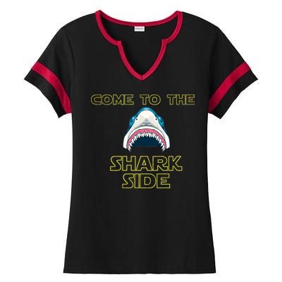 Come To The Shark Side Ladies Halftime Notch Neck Tee