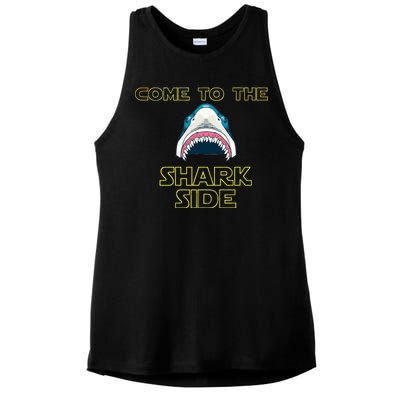 Come To The Shark Side Ladies PosiCharge Tri-Blend Wicking Tank