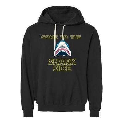 Come To The Shark Side Garment-Dyed Fleece Hoodie