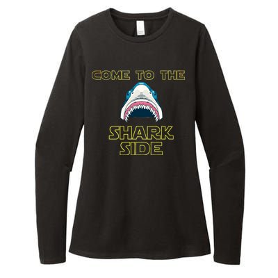 Come To The Shark Side Womens CVC Long Sleeve Shirt