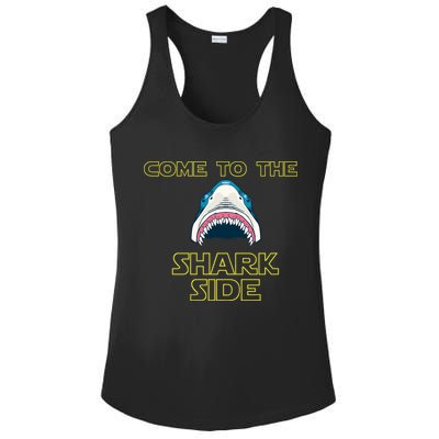 Come To The Shark Side Ladies PosiCharge Competitor Racerback Tank
