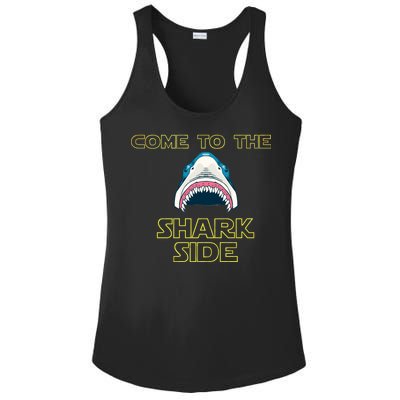 Come To The Shark Side Ladies PosiCharge Competitor Racerback Tank