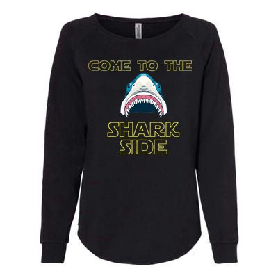 Come To The Shark Side Womens California Wash Sweatshirt