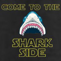 Come To The Shark Side Golf Towel