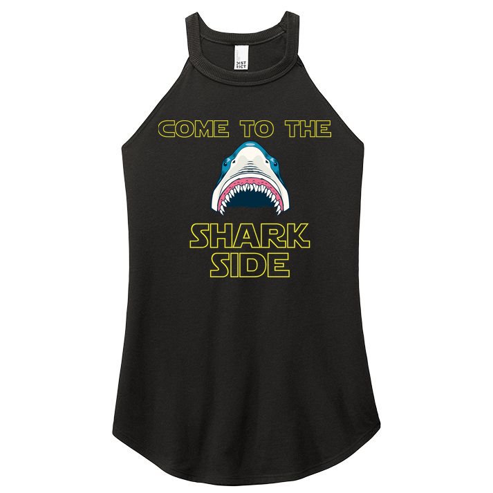 Come To The Shark Side Women's Perfect Tri Rocker Tank