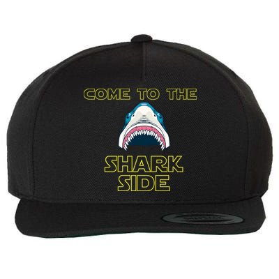 Come To The Shark Side Wool Snapback Cap