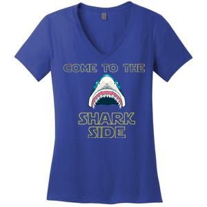 Come To The Shark Side Women's V-Neck T-Shirt