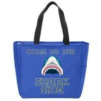 Come To The Shark Side Zip Tote Bag