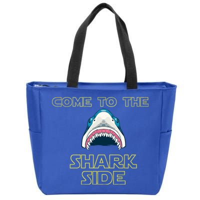 Come To The Shark Side Zip Tote Bag