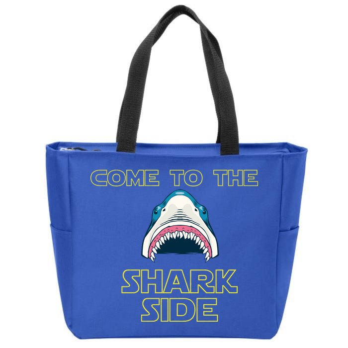 Come To The Shark Side Zip Tote Bag