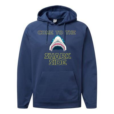 Come To The Shark Side Performance Fleece Hoodie