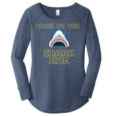 Come To The Shark Side Women's Perfect Tri Tunic Long Sleeve Shirt