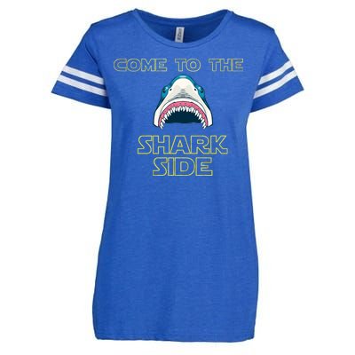 Come To The Shark Side Enza Ladies Jersey Football T-Shirt