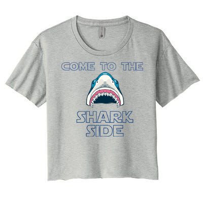 Come To The Shark Side Women's Crop Top Tee