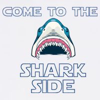 Come To The Shark Side Garment-Dyed Sweatshirt