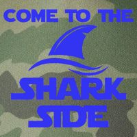 Come To The Shark Side Funny Legacy Tie Dye Trucker Hat